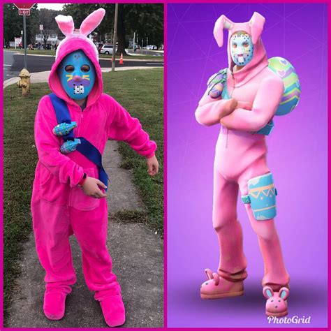 Diy Fortnite Costume Rabbit Raider Skin Easter Bunny Outfits Bunny