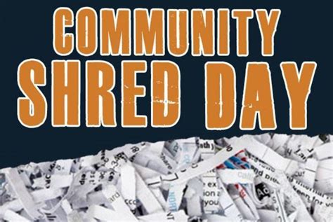 Community Shred Day The Crossvine