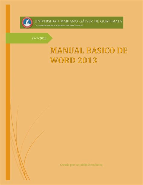 Manual Básico De Word 2013 By Mavy Issuu