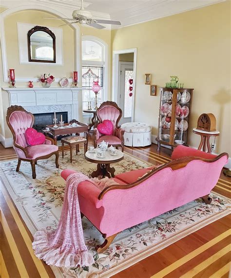 Victorian Living Room For Valentines Day