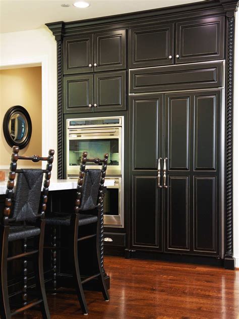 22 Black Kitchen Cabinet Designs Decorating Ideas Design Trends