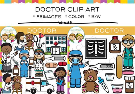 Kids Doctor Clip Art Images And Illustrations Whimsy Clips