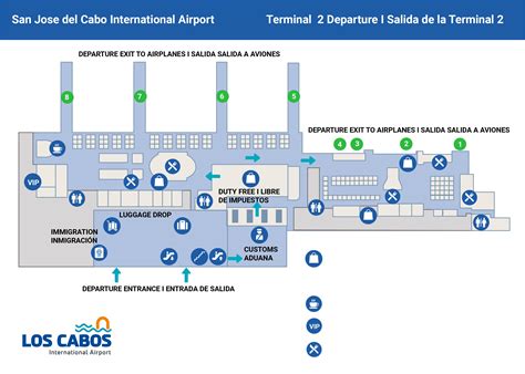 San Jose Cabo Airport Terminal Map