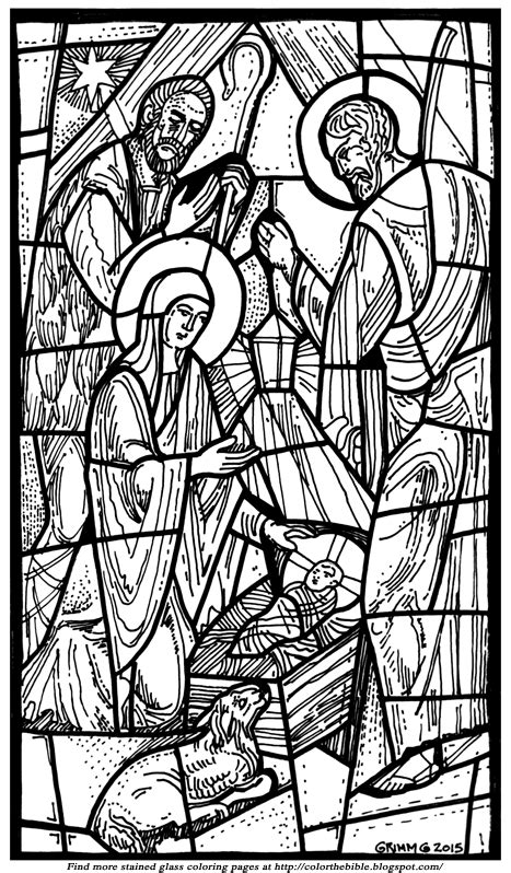 You can use our amazing online tool to color and edit the following stained glass window coloring pages. Light of The World | Color The Bible