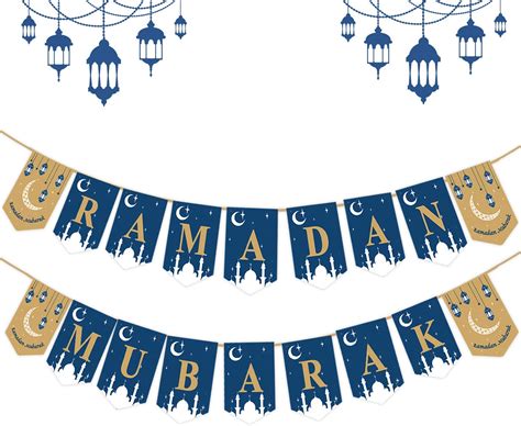 Ramadan Mubarak Happy Storm Ramadan Mubarak Banner Diy Ramadan