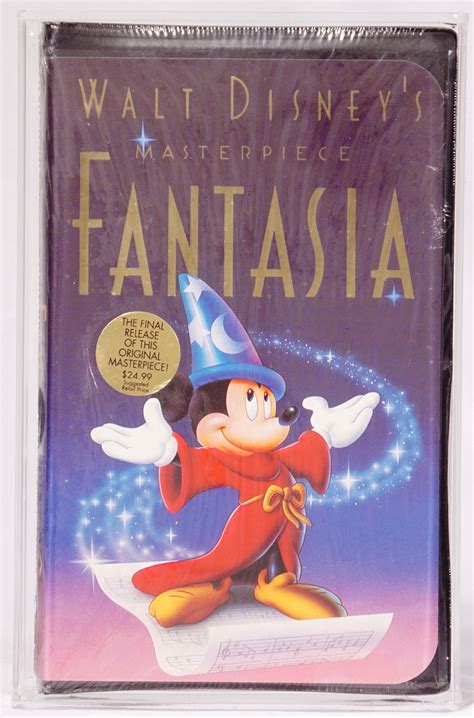 1991 Walt Disney Home Video Masterpiece Sealed Vhs Tape Fantasia