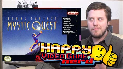 Happy Video Game Nerd Final Fantasy Mystic Quest Snes Youtube