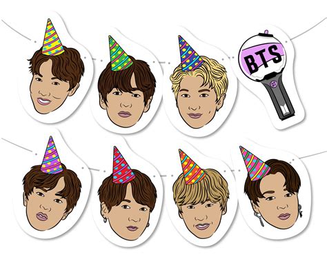 Bts Banner Bts Party Banner Bts Party Bts Party Supplies Etsy