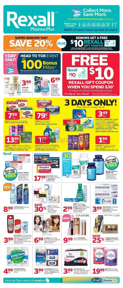 Rexall Pharmaplus On Flyer May 26 To June 1