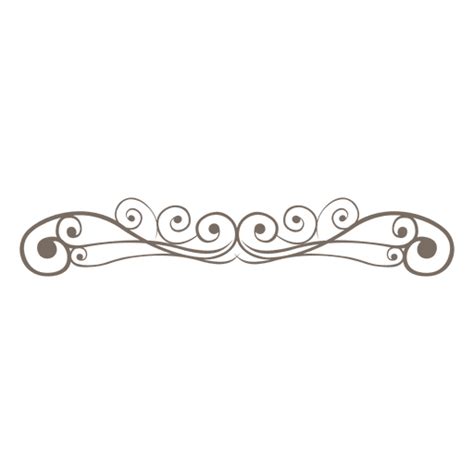 Curly Ornate Lines Decoration Png Image Download As Svg Vector Eps Or