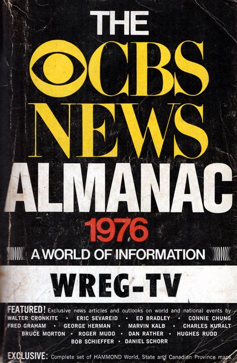 1976 Cbs News Almanac A Scan Of The Front Cover Of The 197 Flickr