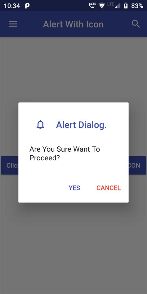 Create Simple Alertdialog Box In Flutter Android Ios Example Tutorial
