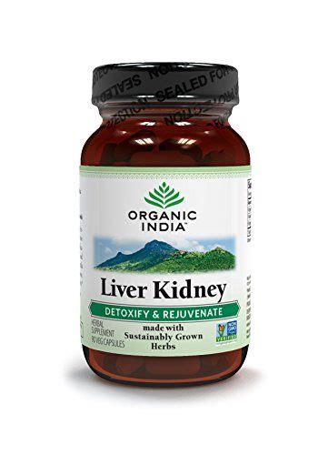 Organic India Liver Kidney Herbal Supplement For Liver Support And