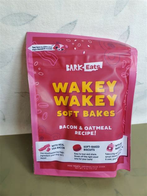 Bark Box Wakey Wakey Soft Bakes Bacon And Oatmeal Recipe 4 Oz Exp 062023