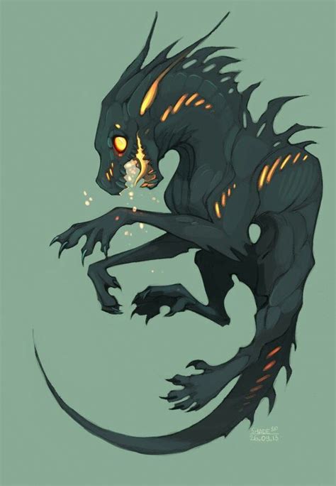 4 Dark Creature Design Mythical Creatures Art Creature Drawings