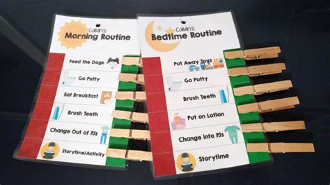 Free Printable Morning And Evening Routine Charts Free Printable