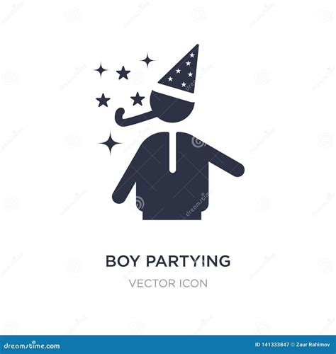 Man Partying Icon In Different Style Vector Illustration Two Colored