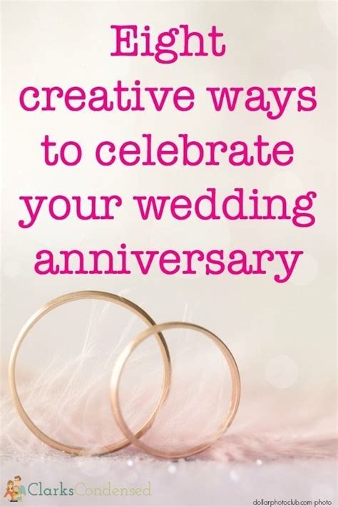 Creative Anniversary Celebration Ideas