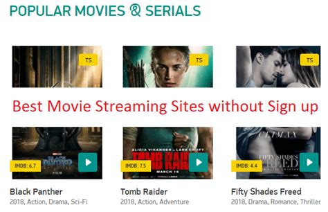 Lots of free movie streaming sites are not safe and annoying ads! Best Free Movie Streaming Sites without Sign up