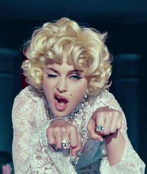 Madonna In Music Video 28 Celebrities Dressed As Marilyn Monroe