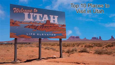 Utahs Top 10 Places To Visit Youtube