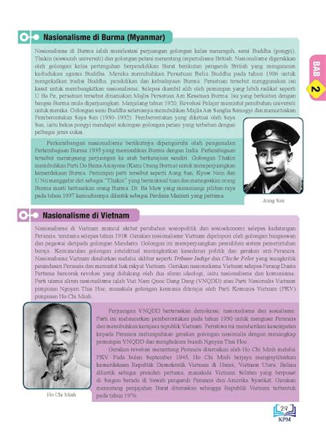 Sejarah T Perkembangan Nasionalisme Di Asia Tenggara