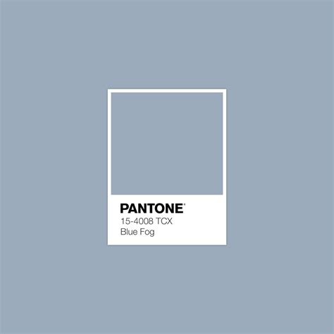 B L U E F O G Paleta Pantone Pantone Palette Pantone Colour