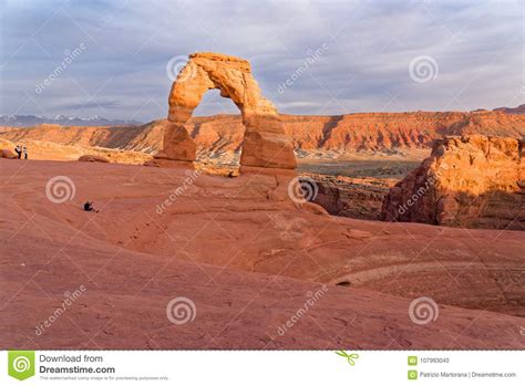 The Rocks Of The Arches National Park Editorial Image Image Of Cactus