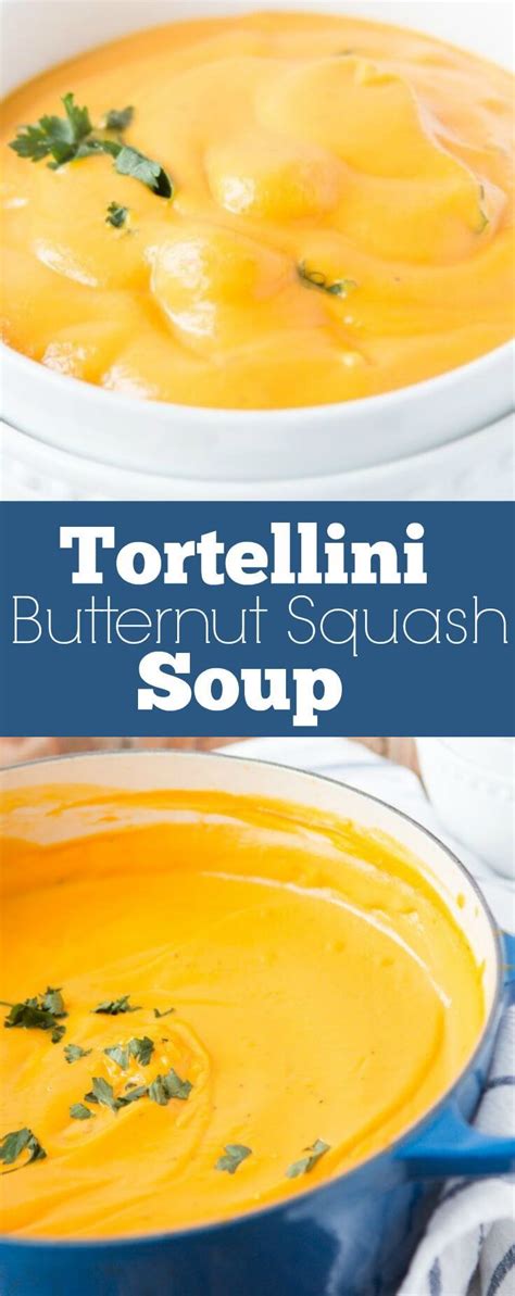 87 healthy low calorie snacks that fill you up. Creamy Tortellini Butternut Squash Soup | Recipe | Butternut squash soup, Squash soup, Butternut ...