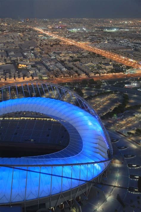 Luftaufnahme Doha Sportstätten Gelände Der Arena Des Stadion The