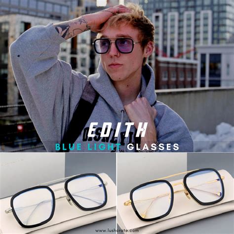 edith blue light glasses lush crate eyewear lush crates