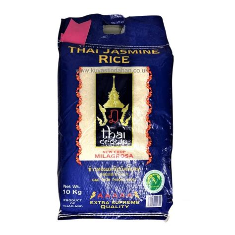 Thai Crown Thai Jasmine Rice 10kg Nongfern Thai Supermarket Thai