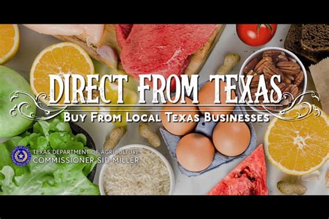 TDA Announces Direct From Texas Program Texas Farm Bureau