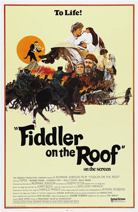 movie posters fiddler on the roof 1971