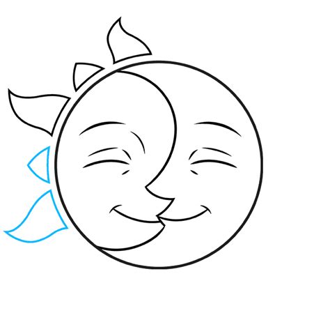 How To Draw A Sun And Moon Really Easy Drawing Tutorial