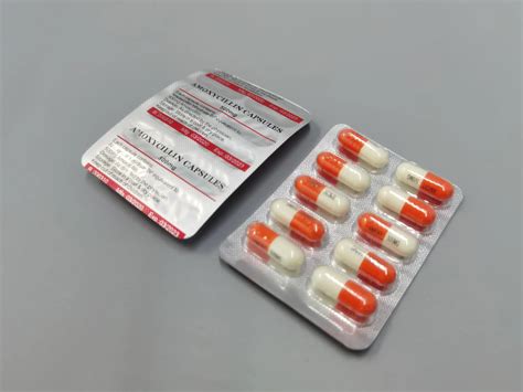 Amoxicillin Capsule 250mg 500mg Western Medicine Gmp China Generic