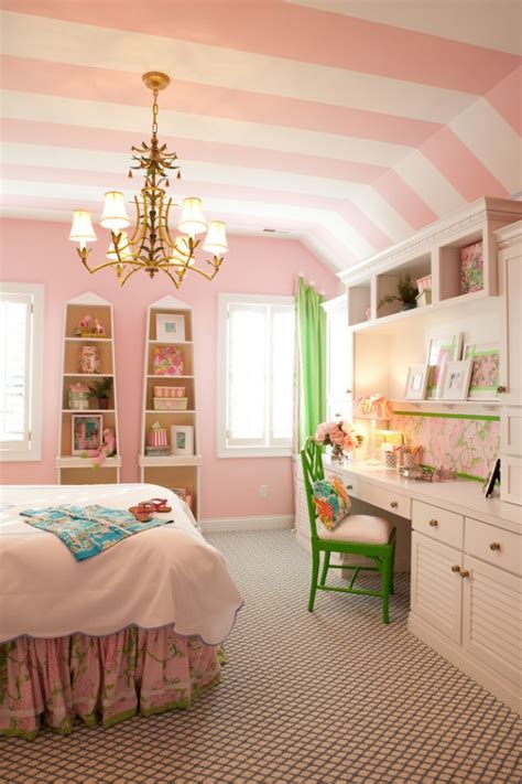 Start with a beautiful room—the kind of room you can see your future teen enjoying—and then focus on introducing the key element of fun. 15 Playful Traditional Girls' Room Designs To Surprise ...