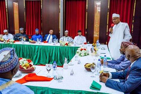 Photo News Buhari Hosts National Assembly Leadership The Elites Nigeria