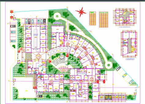 Centro De Salud En AutoCAD Descargar CAD Gratis KB Bibliocad