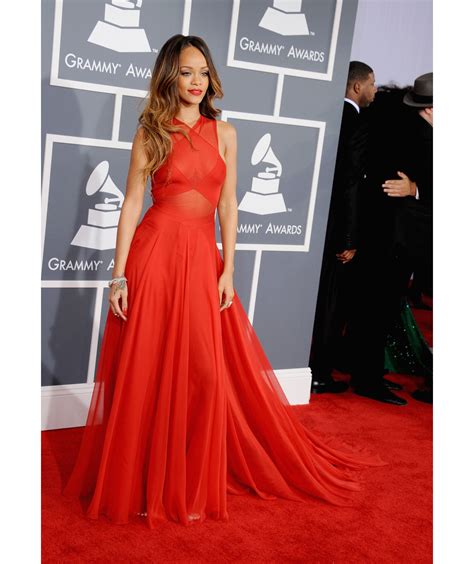 Rihanna Grammy Awards Dresses Dresses Glamour Fashion