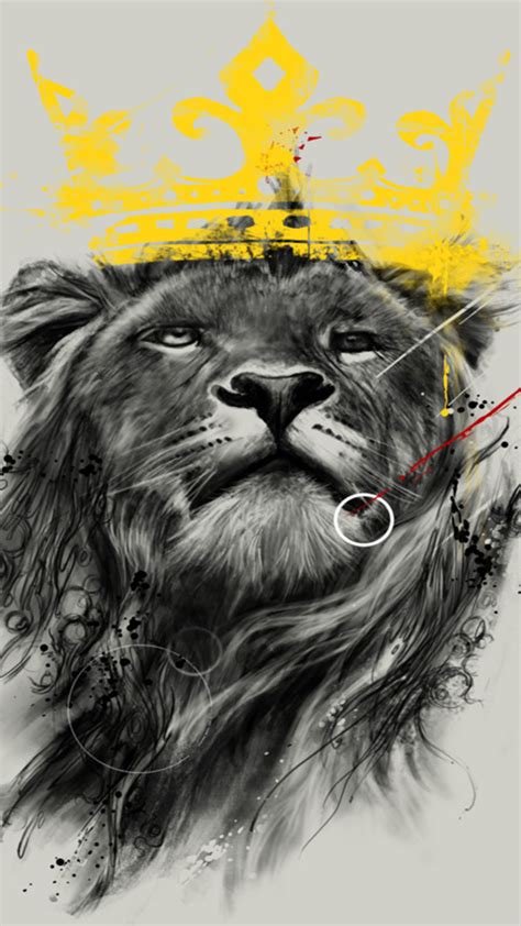 Lion King Illustration Best Htc One Wallpapers