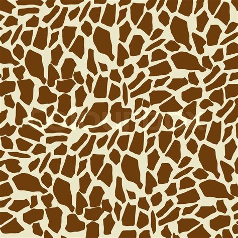 Giraffe Pattern Stock Vector Colourbox