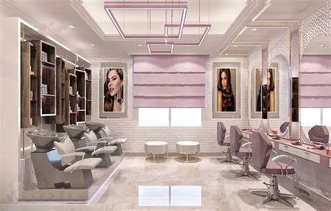 High End Hair Beauty Salon Design European Style Barber Shop Interior