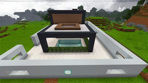 Small Modern House Bedrock Edition Minecraft Map