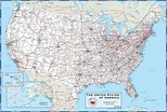 Map Of Usa Freeways – Topographic Map of Usa with States