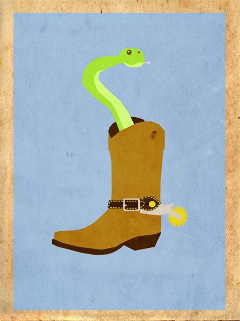 Theres A Snake In Mah Boot Toys Toy Story Poster