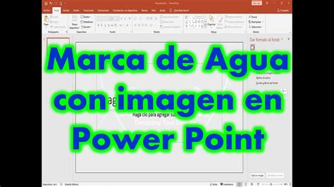 Como Poner Marca De Agua En Microsoft Power Point YouTube