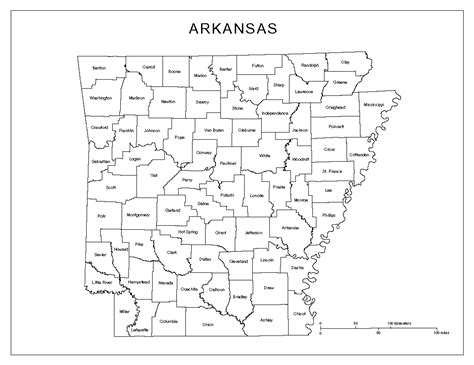 6 Best Images Of Printable Map Of Arkansas Printable Arkansas Map