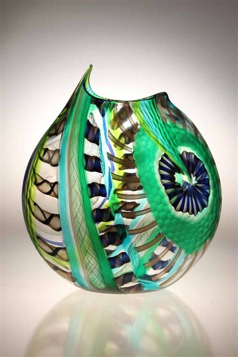 Gianluca Vidal Murano Glass Studio Vase Lodario 33 Glass Art Studio