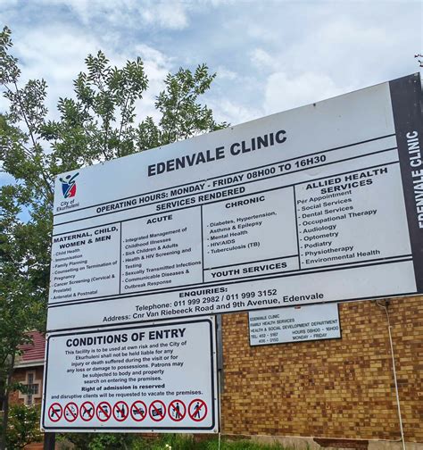 Edenvale Clinic Re Opened City Of Ekurhuleni